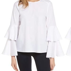 Eri + Ali Tiered Ruffle Boho Long Sleeve Classic
